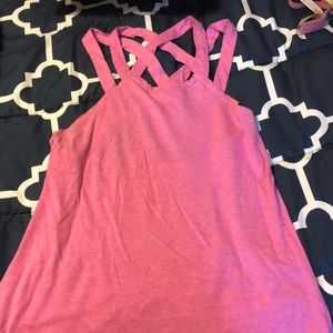 Pink fabletics shirt